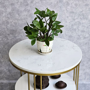 Contemporary 2-Tier Side <b>Table</b> with Convertible Metal Frame and Durable Drawers Classic Tea <b>Table</b> Design-<b>Sofa</b> Side <b>Table</b> SST016 - Product Image 4