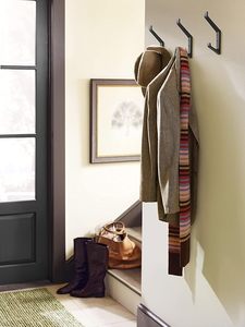 Bronze Aluminium Decorative Double Prong Wall <b>Hook</b> Wood Brass Metal for Coats Hats Backpacks Bags <b>Door</b> <b>Over</b> Bathroom Room Decor - Product Image 6