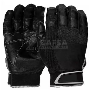 Direct Sale Custom Fit Organic Cotton <b>Baseball</b> Batting Gloves with Shock Absorbing Feature Customized Color & Logo for Training - Product Image 1