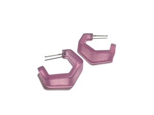 Pendientes de Aro de Resina Acrílica Verde Chartreuse Hechos a Mano, de Alta Calidad, Unisex, Joyería Moderna y Elegante para Mujer - Product Image 6