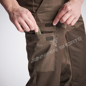 กระเป๋าผ้าแคนวาสแบบมีซิปและปุ่มปิดด้านหน้ามีห่วงสำหรับ100% กางเกงคาร์โก้ - Product Image 3