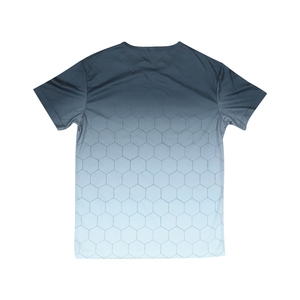 Camiseta de poliéster 100% unisex personalizada al por mayor ropa de fútbol informal de secado rápido con sublimación de impresión completa - Product Image 2