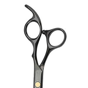 Ciseaux de coupe de cheveux de beauté en acier inoxydable allemand de qualité supérieure lame droite vis réglable repose-doigt pour barbiers - Product Image 6