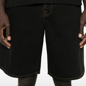 กางเกงยีนส์ขาสั้นผ้าฝ้ายพิมพ์ลายสำหรับผู้ชายกางเกงขาสั้นผ้าเดนิมผ้าฝ้าย100% ดีไซน์ใหม่ปักลายออกกำลังกาย - Product Image 5