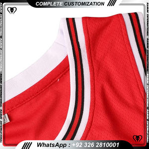 Dernier modèle Maillot de basket-ball personnalisé Maillots de basket-ball unis réversibles Ensemble d'uniformes pour hommes - Product Image 5