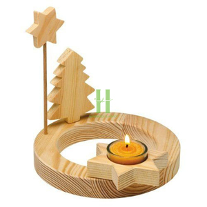 Mini bol à pâte en forme de coeur bol à pâte en bois pour la fabrication de bougies OEM personnaliser bols à pâte faits à la main de HNH Craft - Product Image 2