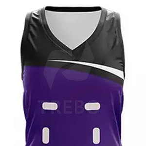 Uniforme de Netball 2025 de Alta Calidad, Transpirable y de Secado Rápido, 100% Poliéster para Mujer, TREBO INTERNATIONAL TI-NBU-09 - Product Image 3