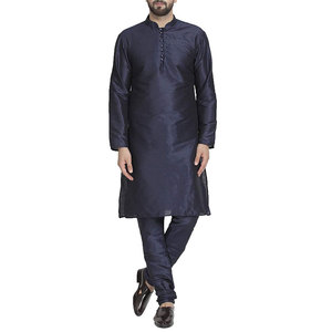 Robe de Kameez en coton/polyester pour homme, tenue décontractée de style musulman, vente en gros - Product Image 1