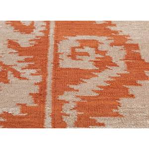 Alfombras de Lana Hechas a Mano Indusbar, Tejidos Planos Rojos y Naranjas, Estilo Oriental Clásico Rectangular para Sala de Estar y Dormitorio - Modelo DRWM-51 - Product Image 3