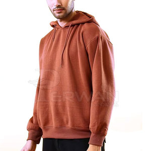 Sudaderas con capucha de hombre de diseño personalizado 100% Jersey de algodón con cuello con capucha informal patrón sólido para invierno - Product Image 2