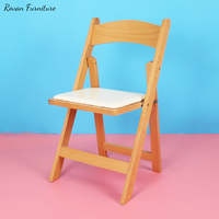 Offre Spéciale populaire mariage pliant résine chaises de jardin fête Portable pliant en bois en plastique événement Wimbledon chaise