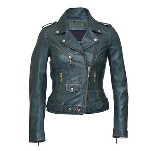 Ventes en gros de vestes en cuir pour femmes, design 2025, tendance, respirantes, imperméables, tricotées, logo frontal - Product Image 1