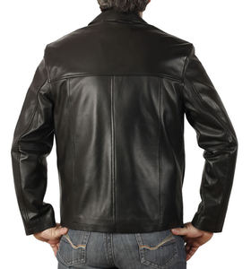 Chaqueta de Cuero Genuino de Vaca de Alta Calidad para Hombre, Estilo Urbano, Diseño Personalizado, Venta al Por Mayor 2026, Envío DDP - Product Image 2