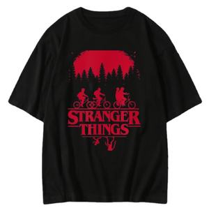 เสื้อยืดคอกลมแขนสั้นสำหรับผู้ชาย180พิมพ์ลายกราฟิกผ้าฝ้าย100% โอเวอร์ไซส์จากบังคลาเทศ - Product Image 1