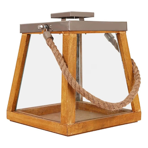 Elegante candelabro de madera hecho a mano, de calidad premium farol, ideal para decoración interior y exterior, disponible para suministro global - Product Image 1