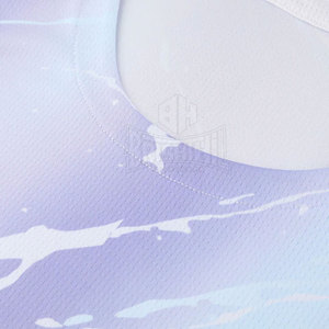 เครื่องแบบบาสเก็ตบอลเครื่องแบบบาสเก็ตบอลผ้าโพลีเอสเตอร์แบบ100% พิมพ์สัญลักษณ์ได้ตามต้องการ - Product Image 4