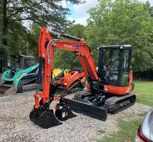 Haute qualité USA pour Kubota KX163-5 Mini pelle 5-6 tonnes d'occasion pelle sur chenilles Bosch Rexroth prix bon marché pompe moteur engrenage - Product Image 1