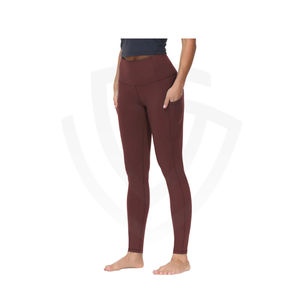 Ropa Deportiva de Gimnasio para Mujer de Alta Calidad, Leggings de Yoga Personalizados sin Costuras, Cintura Elástica, Diseño a Cuadros, Transpirables, para Ejercicios y Fitness - Product Image 1
