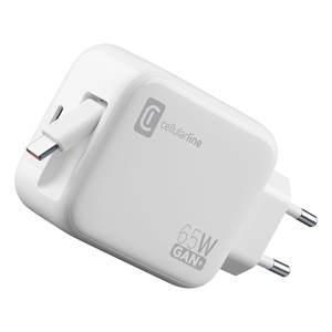 ACHROLLUSBCGAN65WW Cargador de Viaje Retráctil de 65W GaN Blanco con USB Tipo-C - Product Image 5