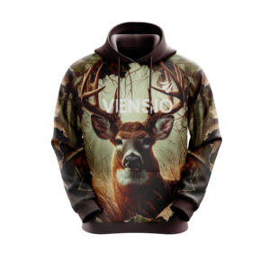 Unisex 100% Polyester Sublimation Camo Hoodie Custom Men's <b>Winter</b> <b>Fleece</b> Blank with Solid Pattern for Hunting - Product Image 6