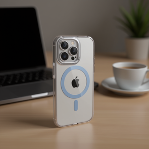 Funda Magnética Transparente de TPU+PC de Alta Resistencia y Anti-Amarilleo para Teléfonos Móviles 17 Pro Max - Product Image 3