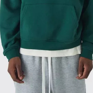 New Arrival Pullover Custom 100% Cotton <b>Plain</b> <b>Tracksuit</b> Men Oversized Hoodies and Sweatpants Set <b>tracksuit</b> for man, 100% cotton - Product Image 6