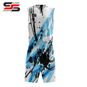 Concevez votre propre maillot de basket-ball de vêtements de sport ensemble court 100% polyester uniforme de basket-ball en gros avec motif personnalisé - Product Image 6