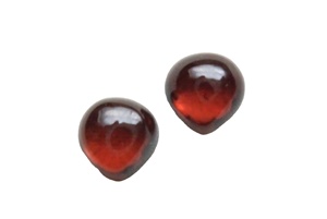 พลอยโกเมนทรงลูกแพร์สีแดงธรรมชาติโกเมนธรรมชาติขัดเงาเรียบสำหรับเครื่องประดับแฮนด์เมดแหวน DIY ทำหินหลวมจำนวนมาก - Product Image 2