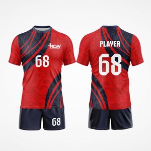 Uniforme de rugby personnalisé, 100% polyester respirant, avec logo sur le devant, qualité supérieure, équipement de rugby 100% polyester - Product Image 1