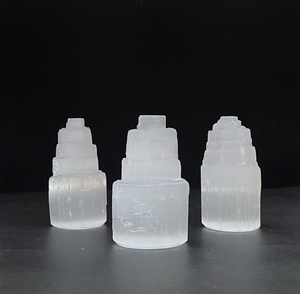 Vente en gros de baguette de sélénite en cristal, tour de sélénite naturelle pour la guérison à partir d'exportations de cristal Exis - Product Image 3