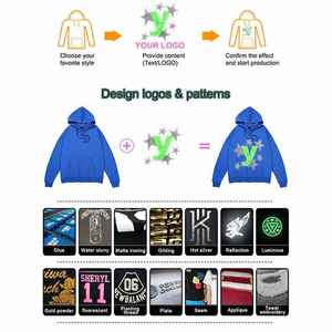 Nouvel arrivage de sweats à capuche zippés de gym pour hommes en hiver polaire lourde qualité supérieure brodée streetwear vente en gros - Product Image 2