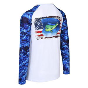 Maillot de pêche à manches longues à séchage rapide pour homme Design personnalisé Sublimation Protection UV Tshirt Respirant UPF 50 + - Product Image 6