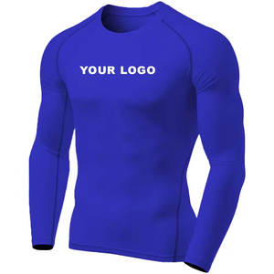 Protector de sarpullido transpirable de manga larga para hombres con Spandex/poliéster Protector de sarpullido de manga larga para personalizar su propio logotipo de marca - Product Image 4