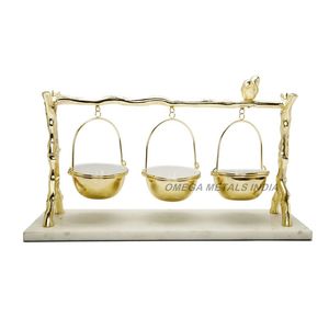 Bol décoratif moderne pour la décoration de table à manger, accent de centre de table de luxe pour la décoration de la maison et des événements - Product Image 5