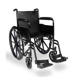 Fauteuil roulant de qualité médicale avec ceinture de sécurité, design antidérapant, adapté au transport des patients - Product Image 1