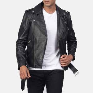 Chaqueta Bomber de PU para Hombre, Otoño Invierno, Talla Personalizada, Color Sólido, Botón Único, Transpirable, Informal - Product Image 2