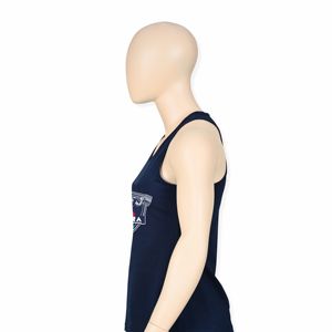 Camiseta de tirantes de Algodón 100% con logotipo personalizado de alta calidad para hombre, Camiseta de punto transpirable para correr y gimnasio, venta al por mayor personalizable para hombre - Product Image 3