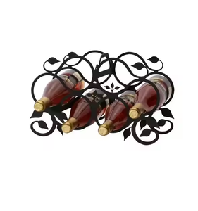 Soporte de exhibición de botella de vino de Metal de alta venta Fiesta de calidad estándar Soporte de botella de vino pulido natural Soporte de decoración IMPEX - Product Image 2