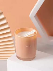 Portavelas blanco moderno de artesanía H.M.A con interior dorado y tapa para uso a granel y necesidades de estilo en el hogar - Product Image 5