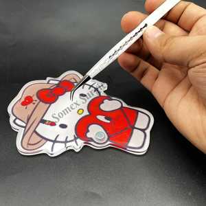 Pince à épiler d'extension de cils en acrylique vente en gros personnalisée plaque d'affichage panneau porte-palette panneau magnétique rose nuage cils carreaux outils - Product Image 1