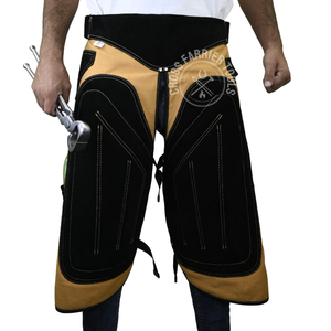 El mejor delantal herrador equino, delantales de herrero, delantal de herrador de cuero completo ajustable para productos de caballos para el cuidado de pezuñas - Product Image 6