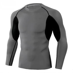 Rash Guard à manches longues pour hommes fabriqué professionnellement et respirant prix de gros article de vente de la meilleure qualité - Product Image 2