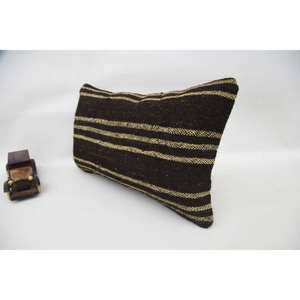 หมอนขนสัตว์สีน้ำตาลขนาด12x20นิ้วออกแบบมาให้เป็นอมตะด้วยใบไม้นุ่มสไตล์วินเทจพิมพ์ลายดอกไม้สำหรับเครื่องนอน - Product Image 4