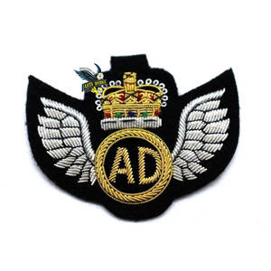 Factory Direct Sale Fashion Bullion Wire <b>Badges</b> High Quality New Style Fashion Bullion Wire <b>Badges</b> - Product Image 1