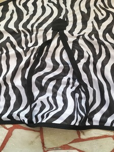 Tapis de cheval en coton combo Fly Mesh Horse Blanket Buzz Off Horse Sheet Light Summer Zebra mesh protection UV Fabricant - Product Image 3