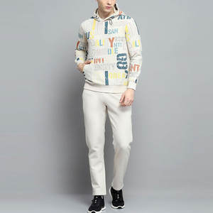 Conjunto de chándal para hombre de estilo único 2025, chándal de gran personalidad con estampado con capucha de buena calidad para el cliente diseñado para el invierno - Product Image 1