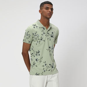 Camiseta de Verano para Hombre, Talla Grande, Tela Jersey ODM, Casual/Formal, Transpirable, de Secado Rápido, Antiarrugas, Manga Corta, Algodón/Bambú - Product Image 5