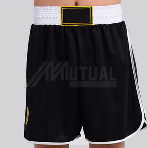 Wholesale Premium Boxing <b>Shorts</b> for <b>Men</b> Quick Dry Eco-Friendly Mid <b>Waist</b> Breathable Solid Pakistan Made OEM Service Available - Product Image 1