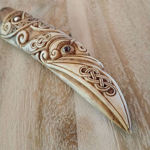 Cuerno vikingo festivo para beber hecho a mano para hidromiel y cerveza perfecto para fiestas navideñas y alegrías navideñas - Product Image 4