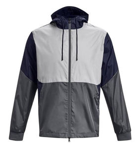 Chaqueta Cortavientos de Lona con Capucha para Hombre, Ligera, Transpirable, Resistente al Viento, para Uso Diario, con Estampado de Letras - Product Image 1